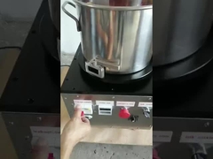 How does the ink mixer stir ink